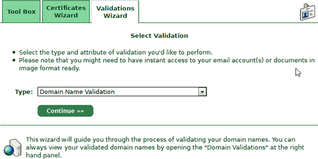StartCom - Domain validation